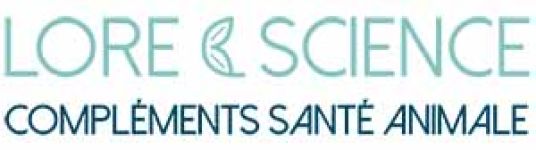 logo Lore & Science • Compléments 100% naturels pour animaux